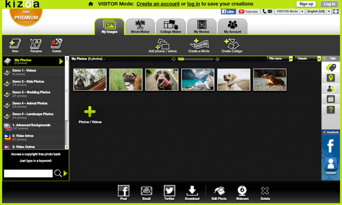 free photo slideshow software mac pan